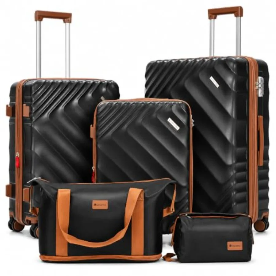 Expandable Hard Shell Luggage Set - Set da 5 valigie rigide espandibili