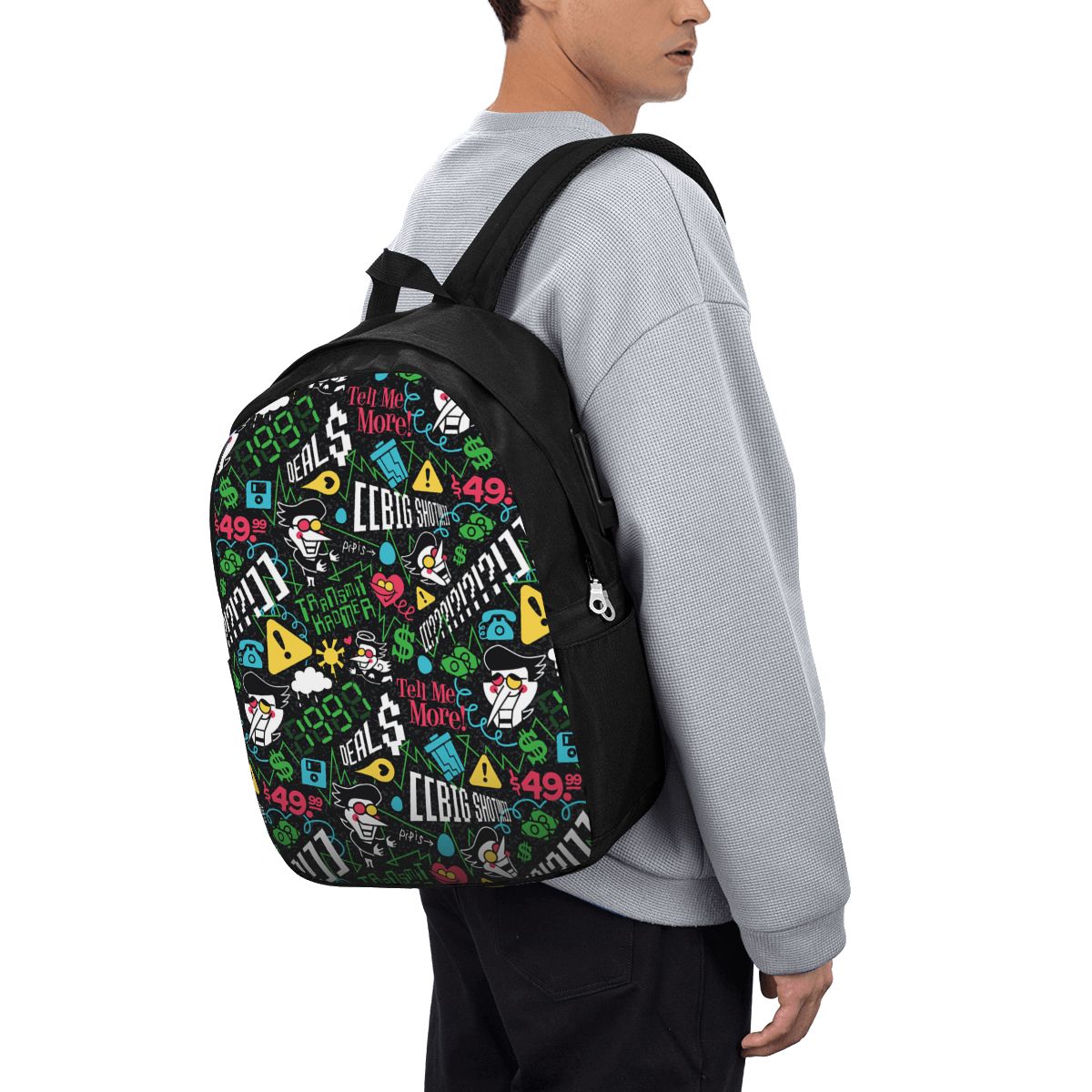 Travel Bags - Deltarune SPAMTON G Zaino da viaggio