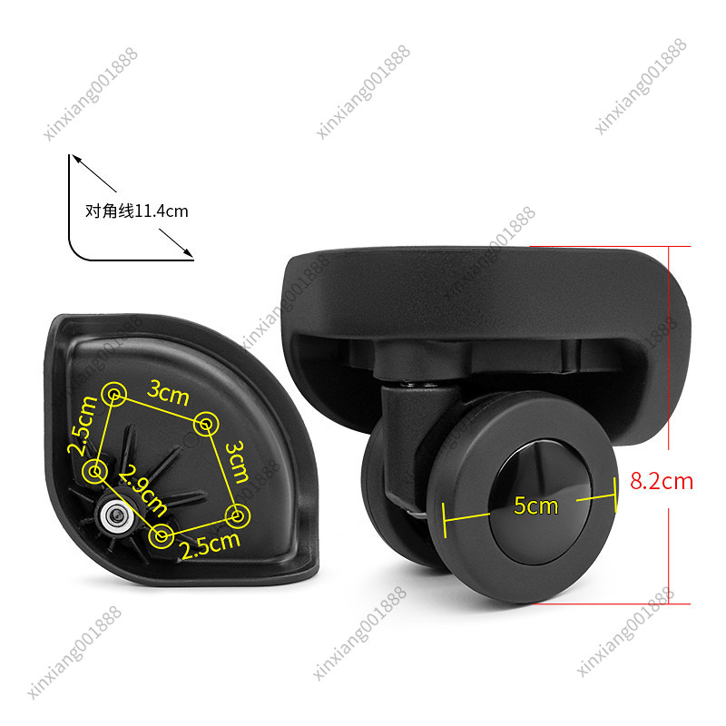 Silent Replacement Luggage Wheels - Ruote di Ricambio Silenziose ShengYuan C20