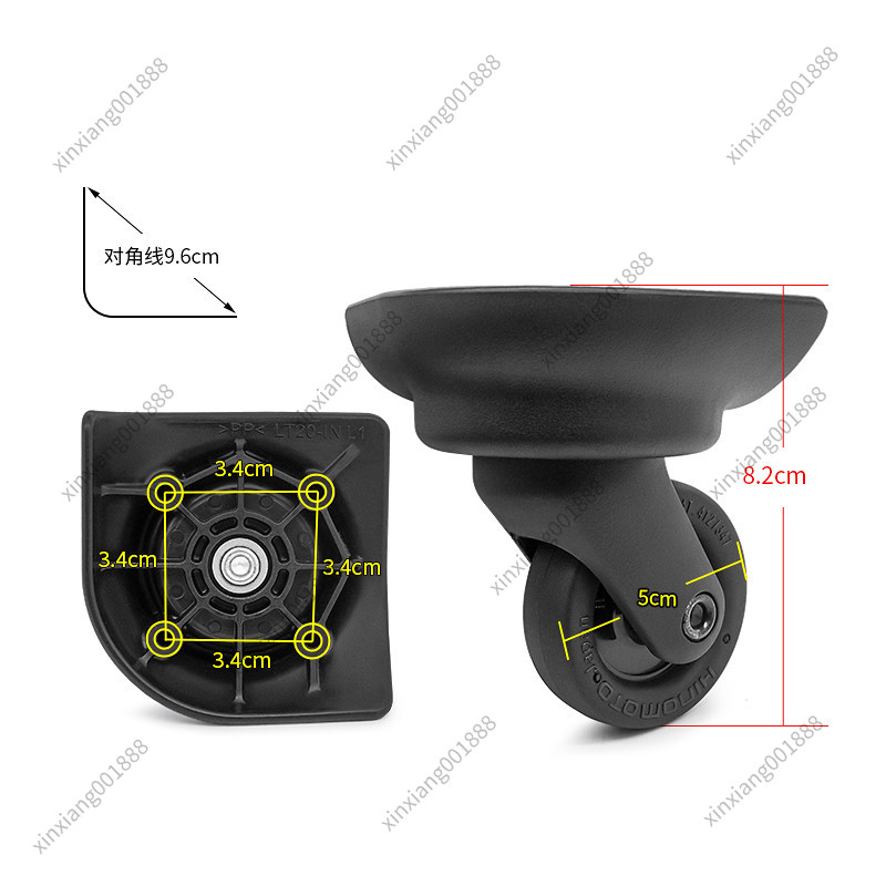 Ruote di Ricambio per Valigie  - Silent Replacement Luggage Wheels recensione e prezzo