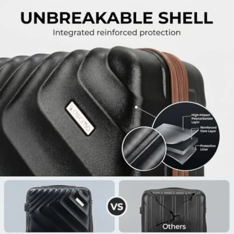 Set da 5 valigie rigide espand - Expandable Hard Shell Luggage Set recensione e prezzo