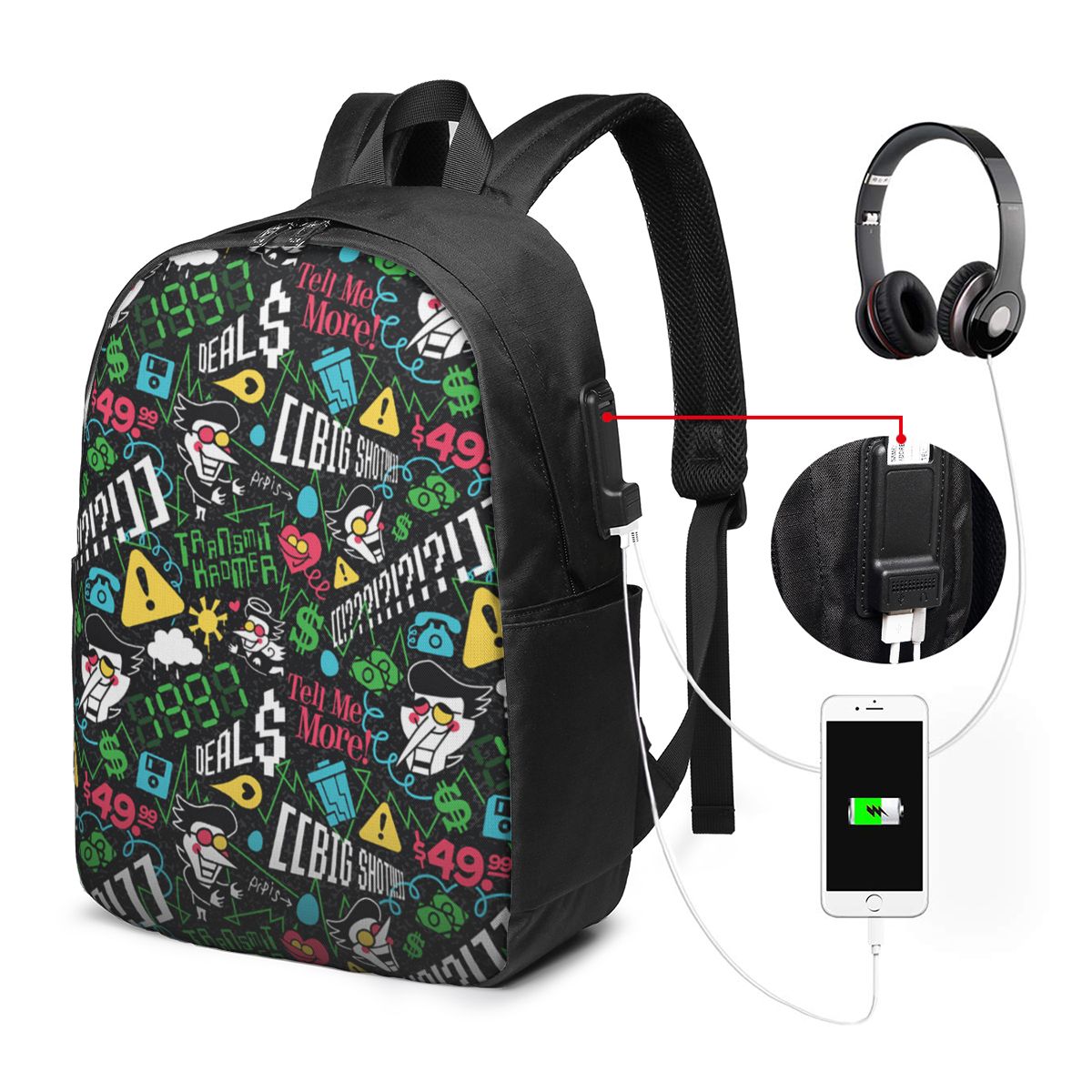 Deltarune SPAMTON G Zaino da v - Travel Bags recensione e prezzo