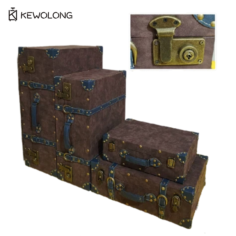 Valigia Vintage in Pelle, Baul - Retro Vintage Trunk Suitcase recensione e prezzo